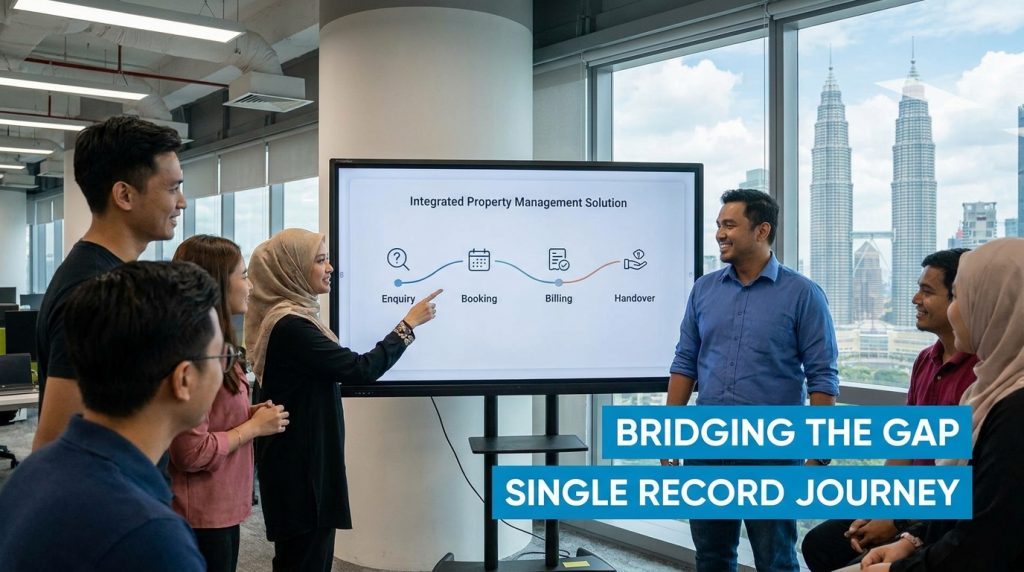 Busy vs Productive: 4 Property Developer Software Malaysia Nightmares Property buyer’s journey from booking to handover during End-to-End Property Management Solution Malaysia.