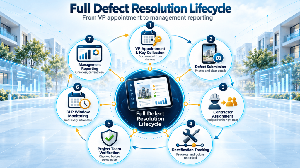 VP Management System Malaysia: 5 Proven Defect Lifecycle Wins Full defect resolution lifecycle in VP & Defect Management System