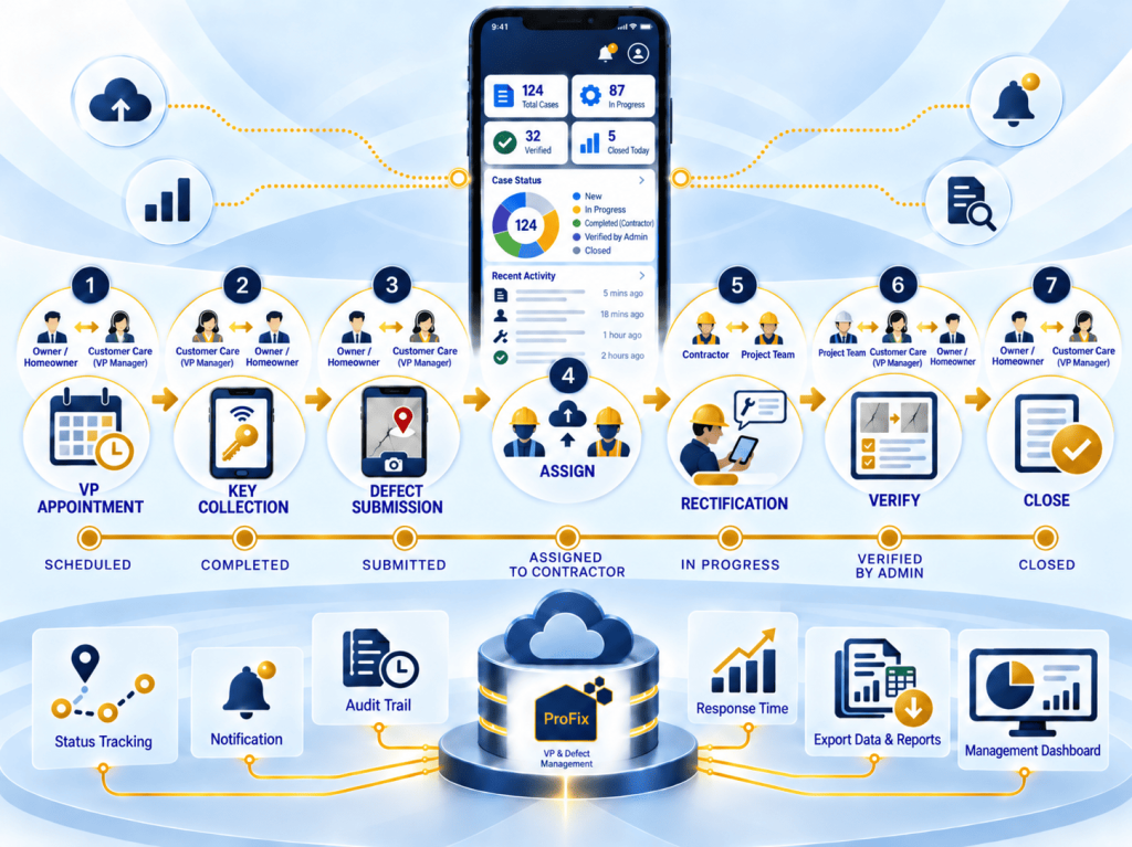 DLP Defect Management System: 5 Powerful Dashboard Signals ProFix connecting VP & Defect Management Journey